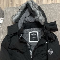 Hollister Men’s Medium Sherpa Lined Parka