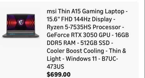 gaming laptop￼