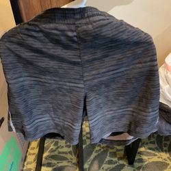 Men's Athletic Shorts Dark Camo Pattern