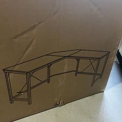 New In Box L-shaped Desk