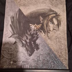 Legend Of Zelda North Stars Wall Scroll Poster