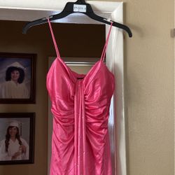 Hot Pink Formal Dress