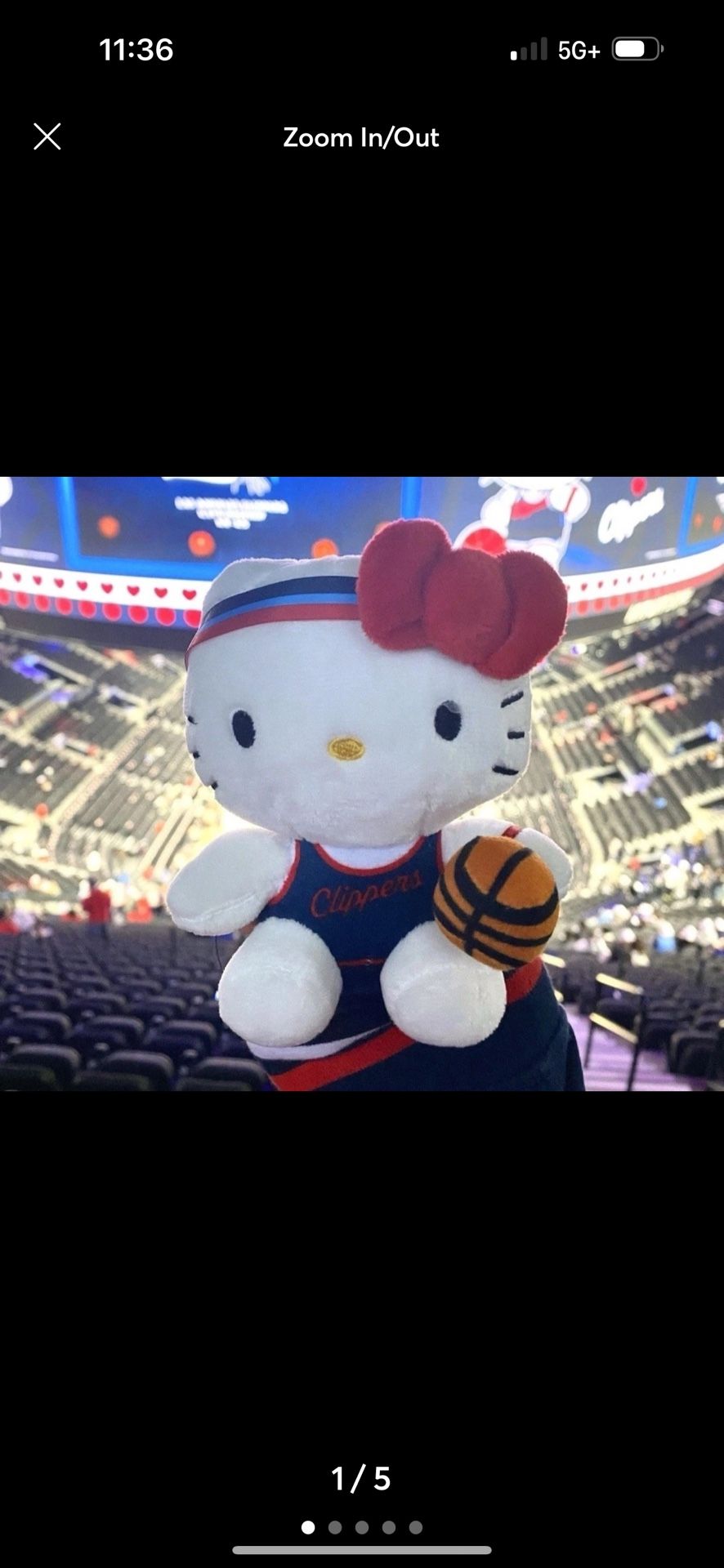 Hello Kitty Clippers Plush