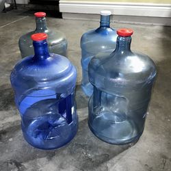 5 Gallon Jugs And Ceramic Dispenser
