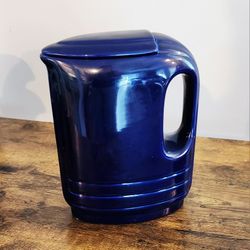 Hall Westinghouse Blue Hercules Pitcher MCM Refrigerator Ware