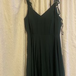 Dark green dress 