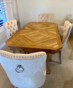 Dining set, table and 4 chairs