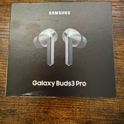 Samsung Galaxy Buds 3 Pro In Silver, New In Sealed Box