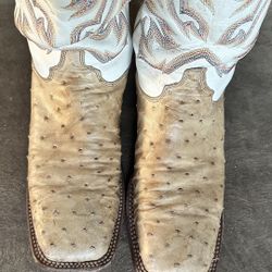 Justin Full Quill Ostrich Boots