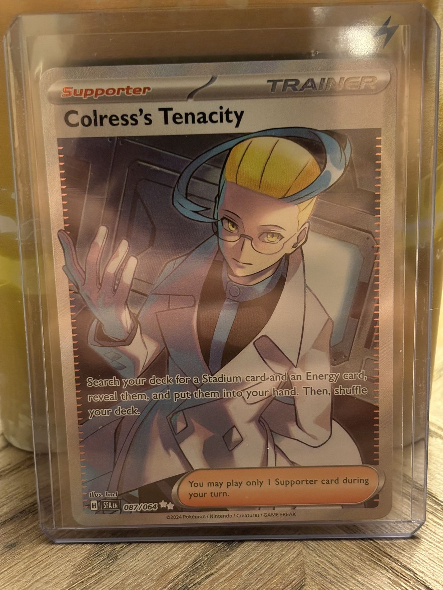 Colress's Tenacity - 087/064 - Ultra Rare Full Art- Shrouded Fable - Pokemon TCG Card