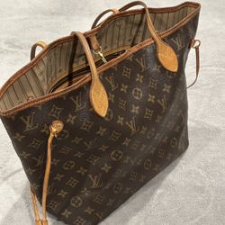 Louis Vuitton Neverfull Monogram GM Canvas Tote Bag