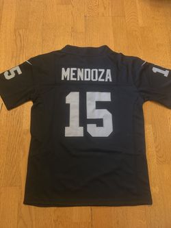 Youth Black Mendoza Jersey Raiders