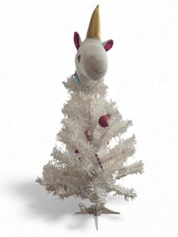 2ft Tall Unicorn Christmas Tree 