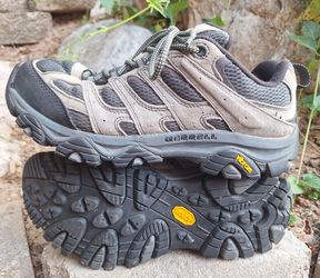 Mens Merrell Moab 3 Gray/Granite Hiking Shoes Sz-9 (WIDE)