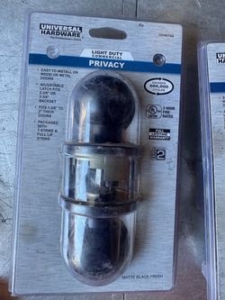 Universal Hardware Light Duty Commercial Privacy Knob UL 3- Hour Fire ANSI Grade 2