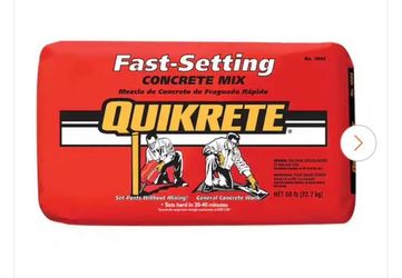 QUIKRETE Fast-Setting Concrete Mix 50lb