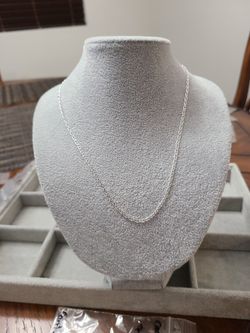 Cadena Para Dije En Plata De 925, 18"