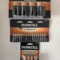 Duracell Batteries - Sold as a Set - AA, AAA, D Batteries