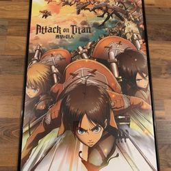 Attack On Titan Framed Poster