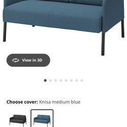 Loveseata, GLOSTAD Knisa medium blue