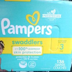 Pampers All Sizes 126 CT New In Sealed Box