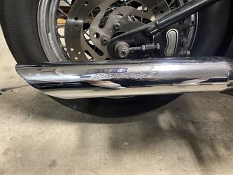 Harley soft tail Scremin Eagle II exhaust and header