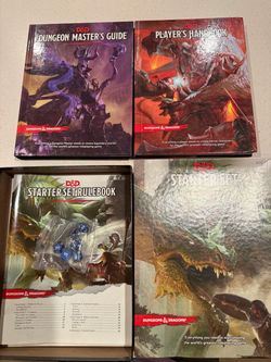 Dungeons and Dragons Starter Set, Master’s Guide Book, Player’s Handbook