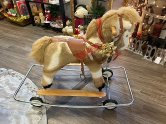 Vintage Italian “Trupa” Child’s Rocking Horse