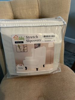 Wingback furniture cover