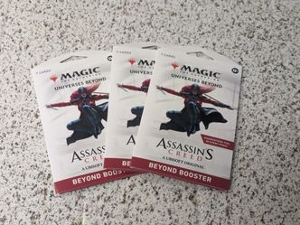MTG Magic The Gathering Universe Beyond Assassin's Creed Beyond Booster Packs New 