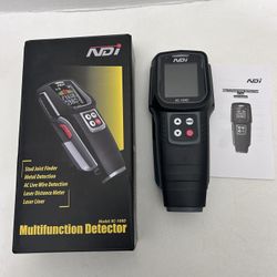 NDI Stud Finder Wall Scanner 5 in 1 Electronic Multifunction Detector Laser Liner Wire Metal Detection