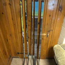 2x Right Warrior AlphaDXpro 1pck, 2pck Sr Grip W90 85 flex, Cut 4 Inches Off Top, Never Used Hockey Stick