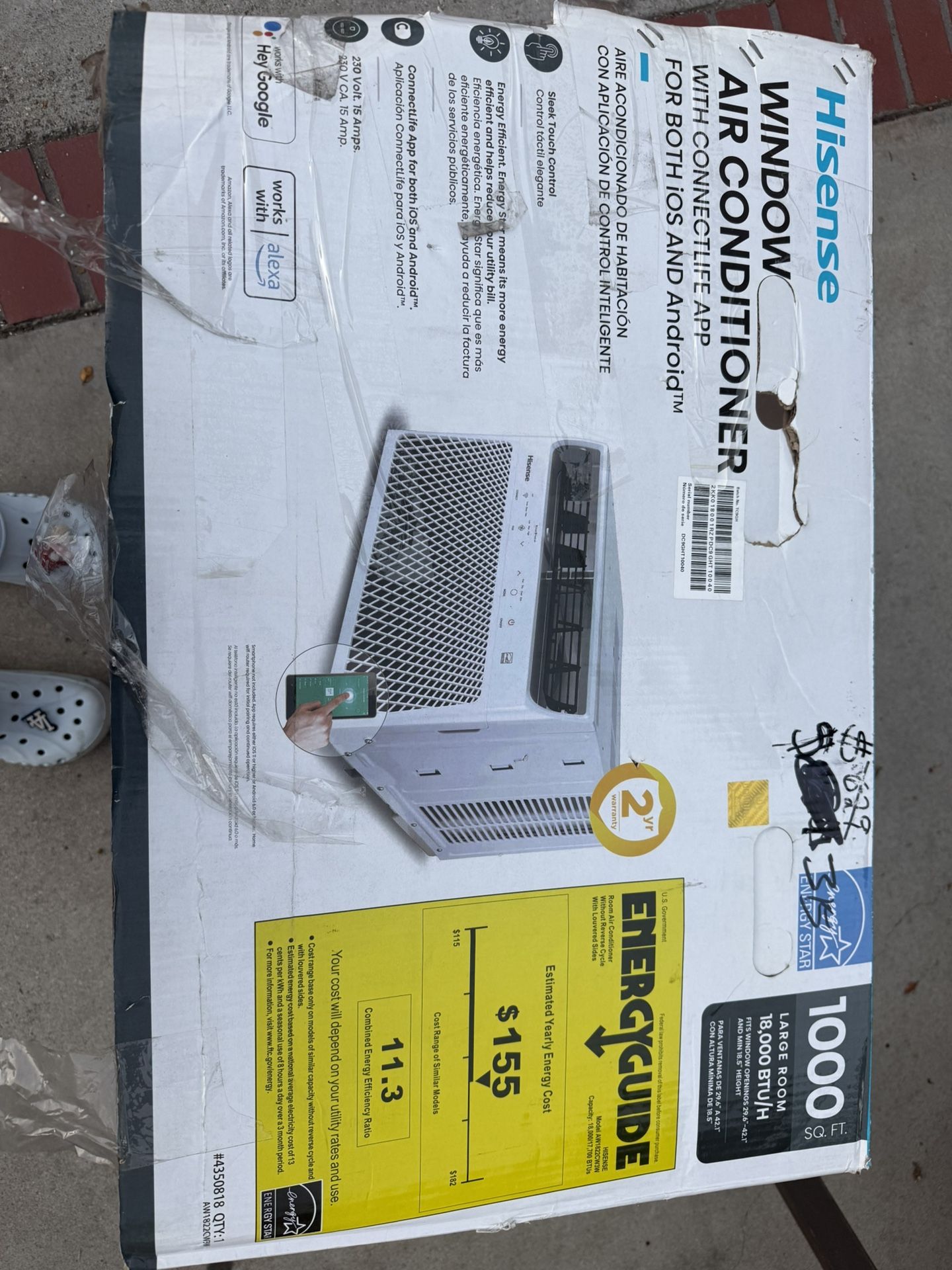 Hisense Window AC 18000 BTU