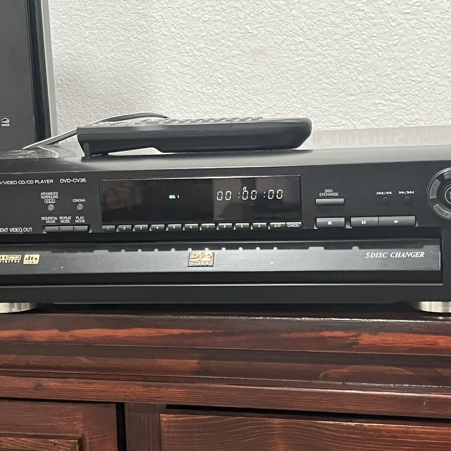 Panasonic 5 Disk  DVD Player