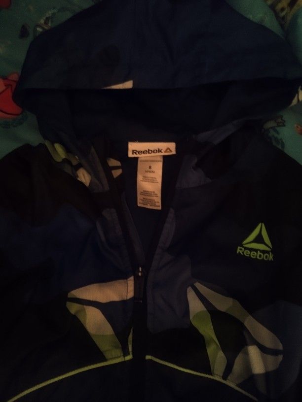 Boys Reebok Spring Jacket Size 8