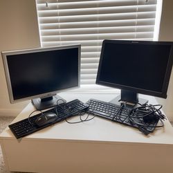 Monitor with keyboard & Mouse