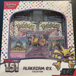 Pokemon TCG 151 Alakazam ex Collection Box Sealed Scarlet And Violet HOT ITEM!