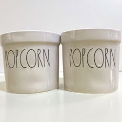 Rae Dunn Popcorn Containers Dishes 