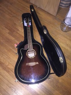 Left handed guitar electric acoustic