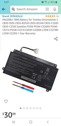 New PA5208U-1BRS Battery Compatible for Toshiba