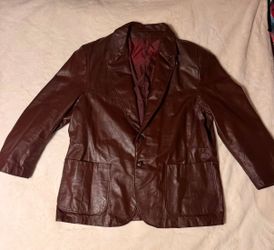 Real leather jacket large