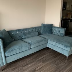 Beautiful Suede Sofa 