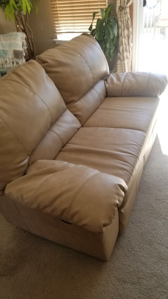 Sofa and love seat both recliners