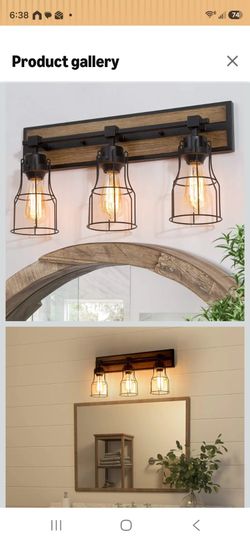 3-Light Farmhouse Vanity Light Fixture