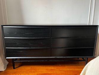 Article Lenia Black Dresser 6 Drawers