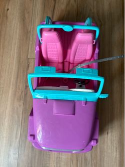 Barbie off-road vehicle, purple toy jeep
