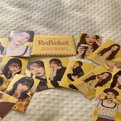 Red Velvet Postcard Set 