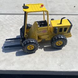 Tonka Diecast Forklift Construction Equipment Toy Vehicle Yellow Black