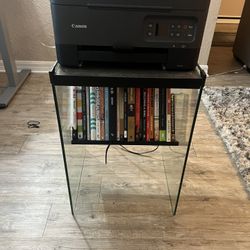 Office End Table/ Book Shelf- Faux wood - $20
