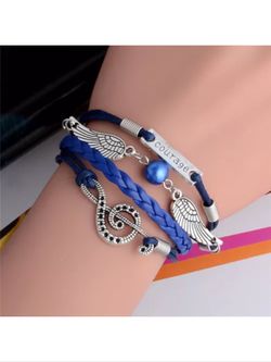 Leather style bracelet